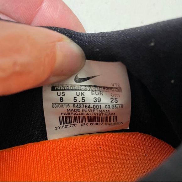 Nike LunarEpic Flyknit Low Oreo Running Shoes Low Top Lace Up Unisex Size 8 - Picture 9 of 9